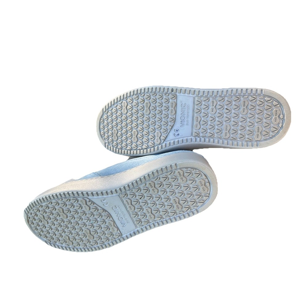 Vionic Mahoney Avery Pro Slip On Shoes Women Size 7.5‎ Arch Support Blue Suede - Picture 6 of 6